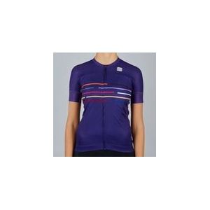 Fietsshirt Sportful Women Vélodrome Short Sleeve Jersey Violet-XL
