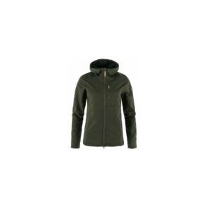 Vest Fjällräven Women Keb Fleece Hoodie Deep Forest-S