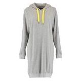 Pyjamashirt Cawö 820 Uni Longsize Hoodie Women Grijs Geel-M