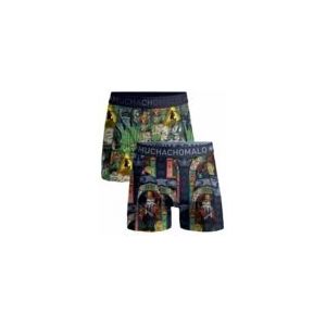 Boxershort Muchachomalo Men Pussboots Wizardoz Print/Print (2-Pack)-XL