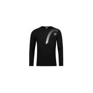 HEAD - Club 21 Cliff L/S - Tennisshirt - Zwart - Lange Mouwen