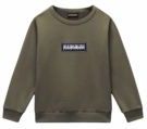Napapijri - B-Chamois Crew - Trui - Groen - Regular Fit