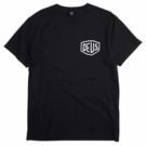 Deus - Biarritz Address - T-shirt - Zwart - Organisch Katoen - 380 gsm