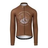 Gravel Fietsshirt Lange Mouwen Venture Heren - Bruin