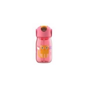 Drinkfles ZOKU Kids Flip met Rietje Pink 415 ml