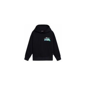 Hoodie Napapijri Kids B-Liard H Black-Maat 122 / 128