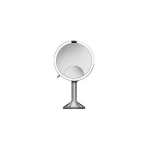 Sensorspiegel Simplehuman Touch Control Trio 1x 10x Vergroting Zilver