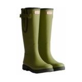 Hunter - Downpour Adjustable - Regenlaars - Groen Olijf - Natuurlijk Rubber