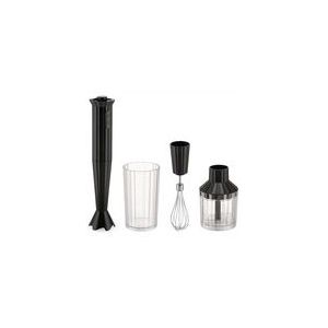 Staafmixer 4-Delige Set Alessi Plisse Black