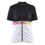 Fietsshirt Craft Women Core Endurance Jersey Black/White-XS