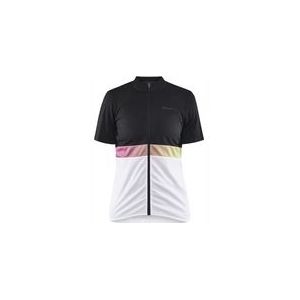Fietsshirt Craft Women Core Endurance Jersey Black/White-XS