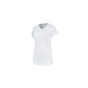 Tennisshirt K Swiss Women Hypercourt V-Neck Top White-S