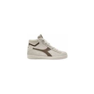 Diadora - Game High Suede Waxed - Hoge Sneaker - Whisper White