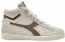 Diadora - Game High Suede Waxed - Hoge Sneaker - Whisper White