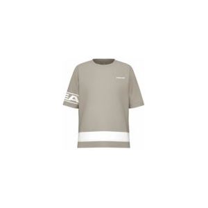 Tennisshirt HEAD Women Proplayer Tee Willow Grey-S