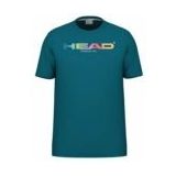 HEAD - Rainbow Tee - Sportshirt - Teal - Katoen-Polyester-Elastaan