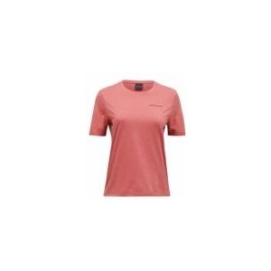 T-Shirt Peak Performance Women Explore Logo Tee Trek Pink-M