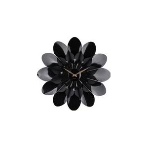 Klok Karlsson Flower Plastic Black 60 cm