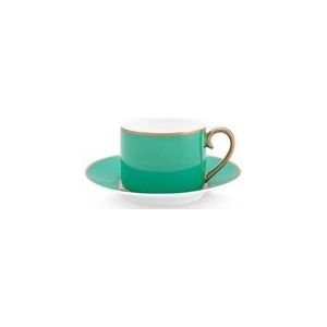 Koffiekop Pip Studio Chique Gold-Green 220 ml