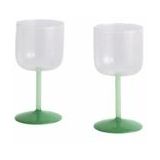 HAY - Tint - Wijnglazen - Lichtgroen - 2 stuks