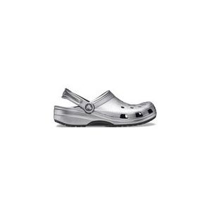Klomp Crocs Classic Metallic Clog Silver Metallic-Schoenmaat 41 - 42