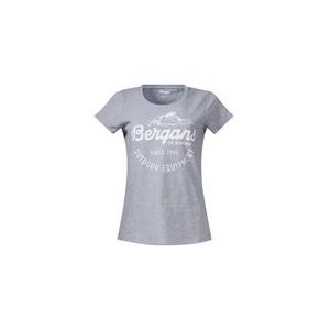 T-Shirt Bergans Women Classic W Grey Mel White-L