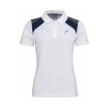 HEAD Poloshirt Club Tech Dames Wit