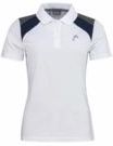 HEAD Poloshirt Club Tech Dames Wit