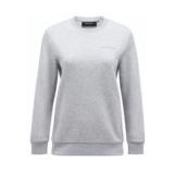 Peak Performance - Original Small Logo Crew - Trui - Med Grey Melange - Katoenmengsel