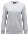 Peak Performance - Original Small Logo Crew - Trui - Med Grey Melange - Katoenmengsel