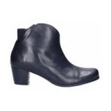 JJ Footwear - Didcot - Enkellaars - Zwart - Leer - Voetbreedte H