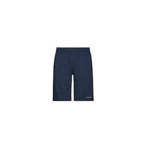 Tennisbroek HEAD Boys Bermudas Club Dark Blue-Maat 140