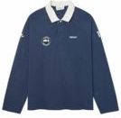 Bareen - Oversized Long Sleeve Polo - Medieval Blue - Unisex