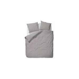 Marc O'Polo Dekbedovertrek Classic Stripe Grey 2 persoons