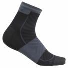 Icebreaker - Merino Run+ Ultralight Mini - Hardloopsok - Black/Graphite - Merinowol