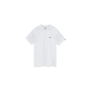 T-Shirt Vans Men Left Chest Logo Tee White Black-XL