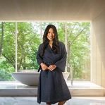 Kayori Kimono Tencel - Donkerblauw