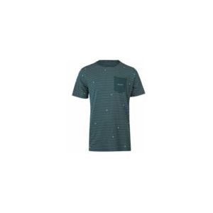 T-Shirt Brunotti Men Axle-Stripe Fuel Green-XXL