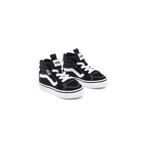 Vans Toddler Filmore Hi Zip Suede Canvas Black White-Schoenmaat 24