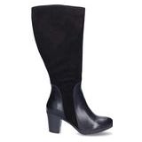 JJ Footwear - Brora - Dameslaars - Zwart - Leer