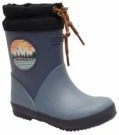Bisgaard - Kids Thermo II - Regenlaars - Blauw - Rubber