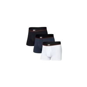 Boxershort Saxx Men Non-Stop Stretch Cotton Trunk Black/Deep Navy/White 3-Pack-XS