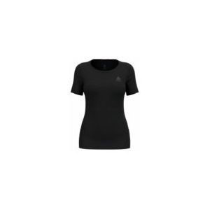 Ondershirt Odlo Women Bl Top Crew Neck S/S Merino 200 Black-XS