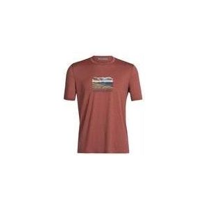 T-Shirt Icebreaker Men Tech Lite II SS Tee Trailhead Grape-XXL