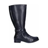 JJ Footwear - Buxton - Dameslaars - Zwart - Leer