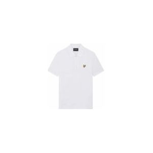 Polo Lyle & Scott Men Plain Polo Shirt White-XL