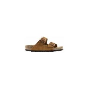 Slipper Birkenstock Unisex Arizona Soft Footbed Suede Mink Regular-Schoenmaat 43