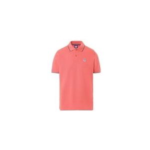 Polo North Sails Men SS Polo With Graphic Spiced Coral-XXL