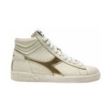 Diadora - Game L High Waxed Metal - Tennisschoenen - White/Gold