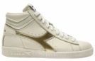 Diadora - Game L High Waxed Metal - Tennisschoenen - White/Gold